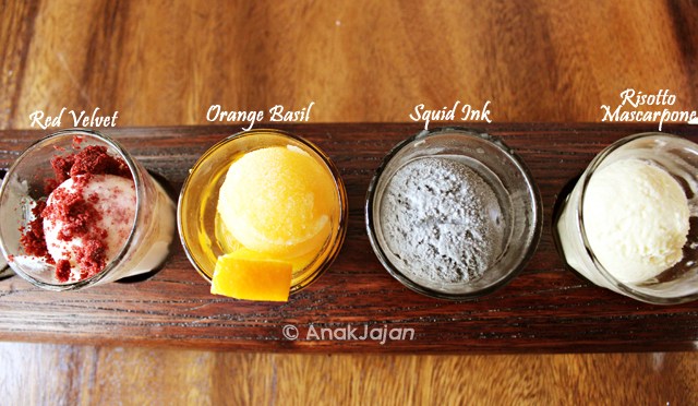 Ice Cream Rasa Red Velvet? Squid Ink? Bacon? Cabe?