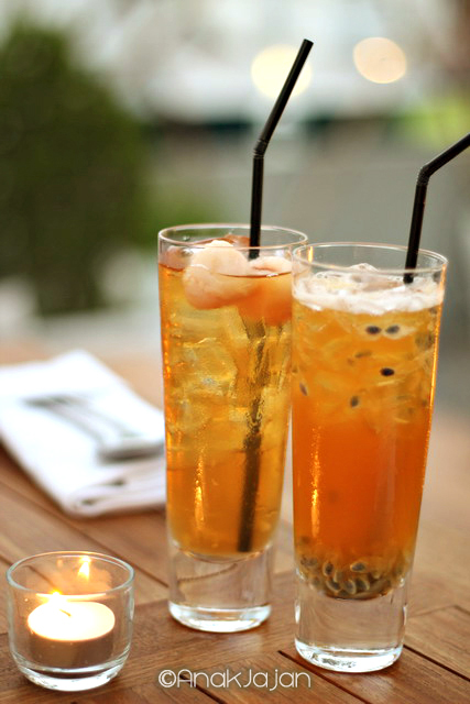 Lychee and Passion Fruit Iced Tea IDR 40k each