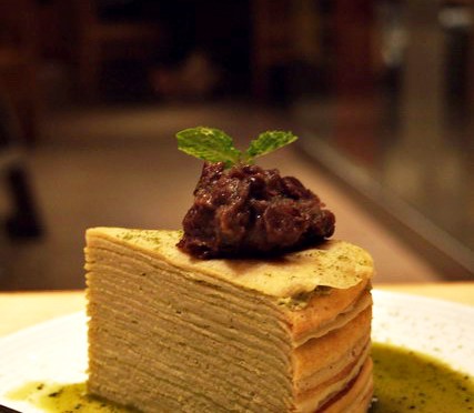 Mille Crêpes at Sushi Tei