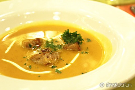 Pumpkin Soup with Foie Gras