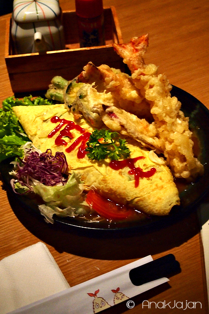 Tempura Omurice creation by AnakJajan and foodie friends