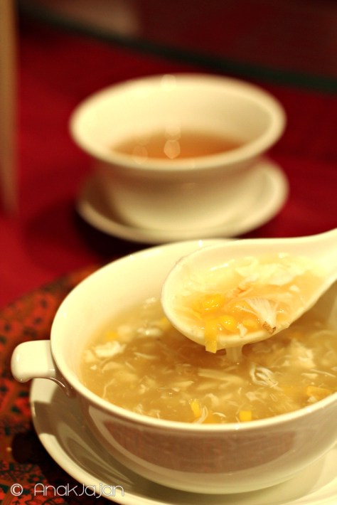 Corn Soup with Crab Meat