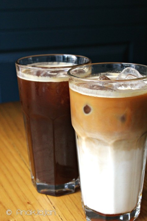 Americano IDR 25k, Iced Latte with Caramel IDR 35k