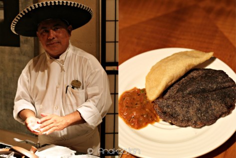 Freshly made Panadas (Tortilla yang diisi dengan cheese atau daging)