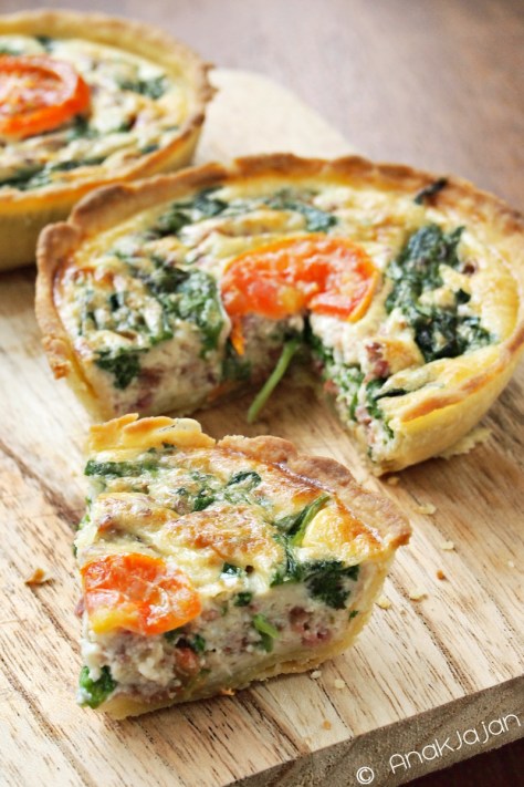 Green Curry Quiche