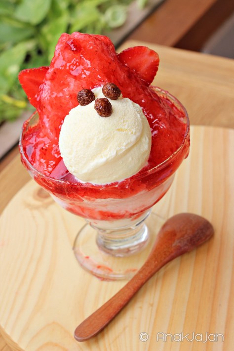 Strawberry Boo!! Kakigori IDR 30k