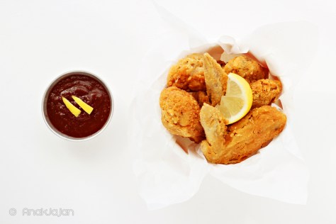 Crispy Chicken Wings with Thai Basil Chilli