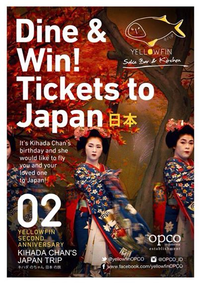 Dine & Win Tickets to Japan