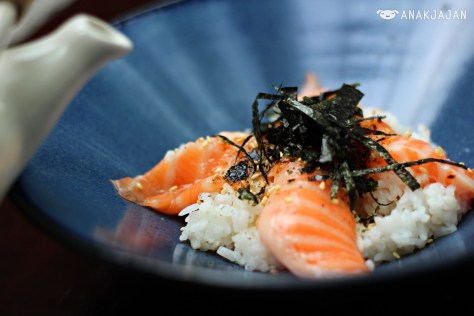 Salmon Dashi Tea Rice IDR 55k