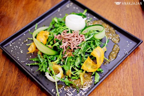 Black Angus Beef Tataki with Soy Truffle Sauce
