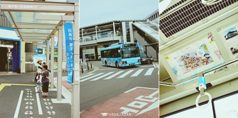 Shuttle bus at Noborito Station