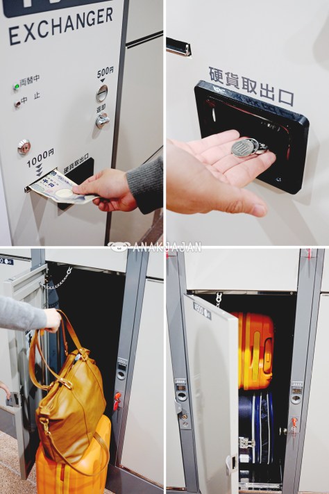 Coin changer, Large locker 500 yen