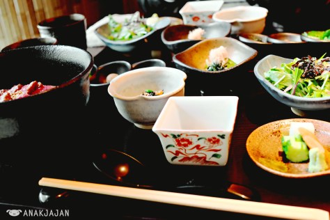 Special A5 wagyu lunch set menu