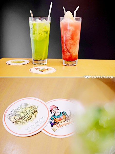 Green Apple Kiwi IDR 32k, Cranberry Lychee IDR 30k