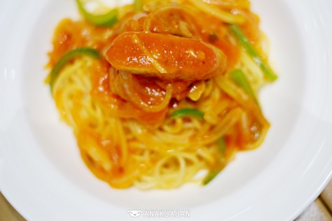 Neapolitan with Chicken Sausage Pasta IDR 52k