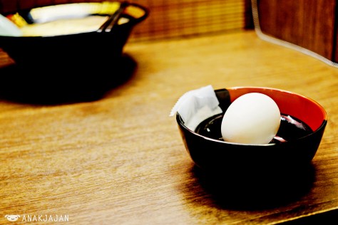 Hard boiled egg 120yen