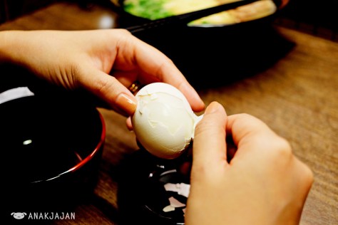 Hard boiled egg 120yen