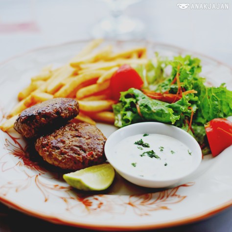 Lamb Kebab with Mint and Yoghurt Sauce IDR 50k