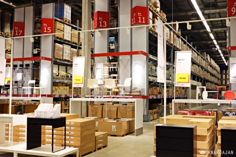 Self service furniture area