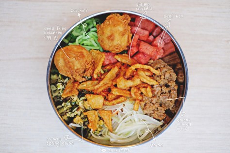 Bibimyun with Beef Ham IDR 38.1k