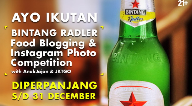 Bintang Radler Competition Total IDR 25.000.000 prize (Closed)