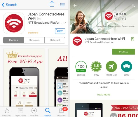 App Store, Google Play