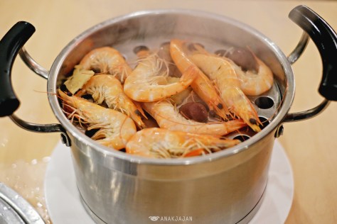 Sauna Steamed Shrimp IDR 70k