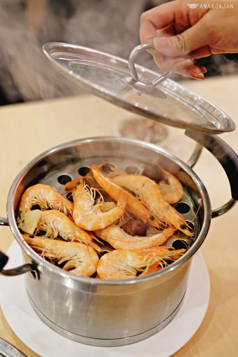 Sauna Steamed Shrimp IDR 70k