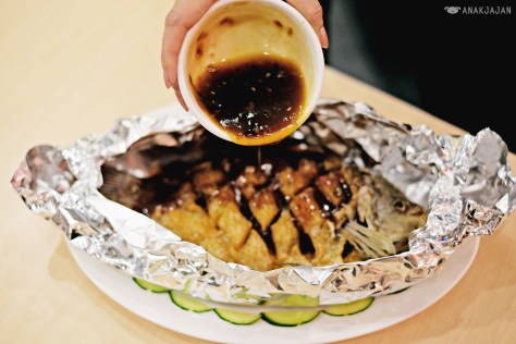 Fried Gurami Fish with Grilled BBQ sauce IDR 68k