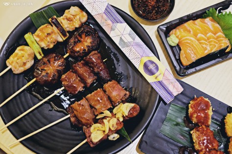 Chicken Leg Teriyaki IDR 15k, Shitake Teriyaki IDR 18k, Beef Asparagus Teriyaki IDR 28k, Beef Enoki Teriyaki IDR 22k, Beef Tenderloin Teriyaki IDR 30k