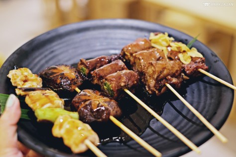 Chicken Leg Teriyaki IDR 15k, Shitake Teriyaki IDR 18k, Beef Asparagus Teriyaki IDR 28k, Beef Enoki Teriyaki IDR 22k, Beef Tenderloin Teriyaki IDR 30k