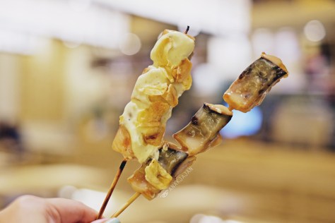 Saba Miso IDR 30k, Chicken Breast Garlic Mirin IDR 15k