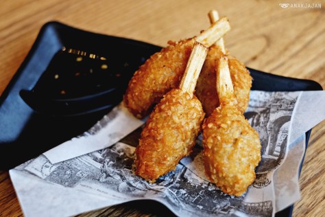 Coconut Shrimp Paste Sugarcane Skewer IDR 35k