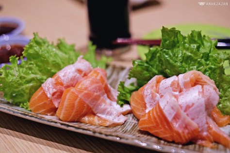 Fatty Salmon Sashimi IDR 33k/ 3 slices