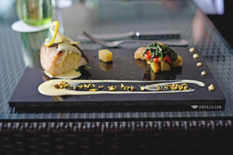 Marinated Poached Cod Fish