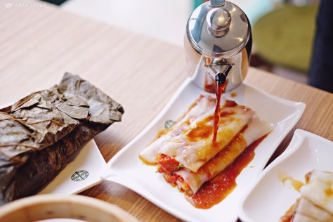 Cheong Fun or Vermicelli Roll with BBQ Pork IDR 36.8k