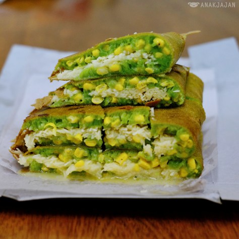 Martabak Pandan Jagung Keju IDR 75k