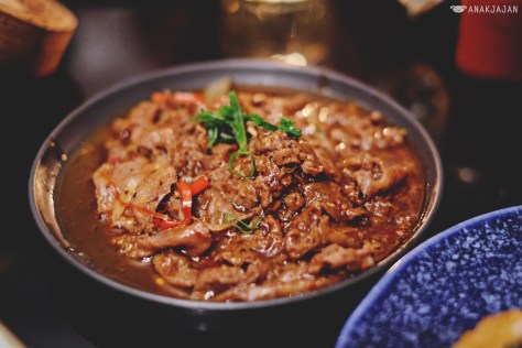 Ox Tounge, Chili, Szechuan Pepper & Miso Sauce IDR 80k