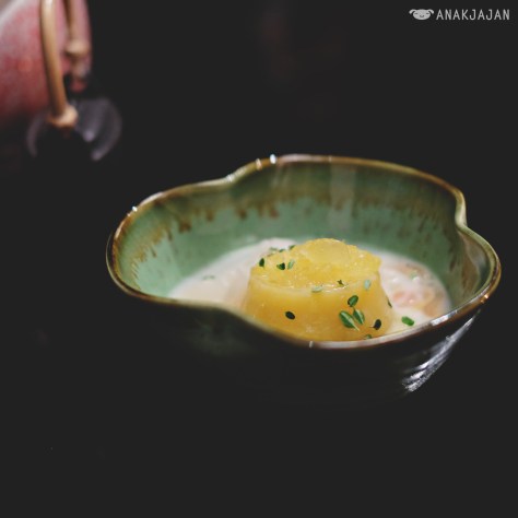 Mango Pudding, Pomelo, Young Coconut, Mango Lime Granita IDR 60k