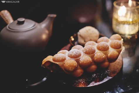 Egg Waffle with Salted Caramel Biscuit Ice Cream IDR 60k