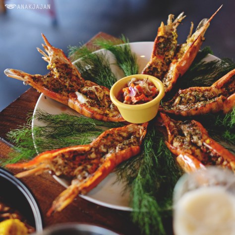 Grilled Prawn IDR 175k (1pound)/ IDR 390k (2pounds)