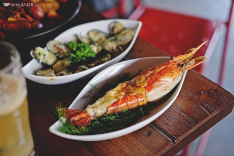 Cheese Baked BIG Prawn IDR 80k