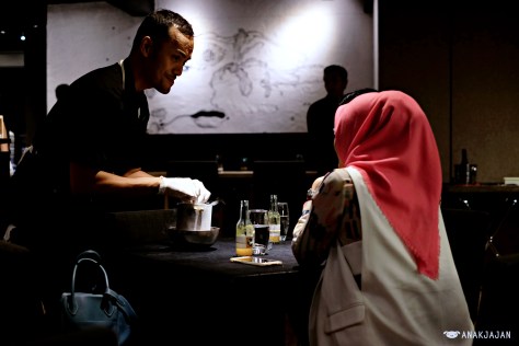 chef Andrian in action