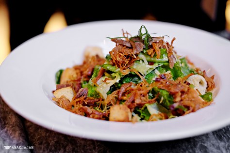 Caesar Salad IDR 128k + Pork Floss IDR 70k