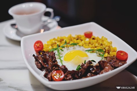Grilled Beef Tongue with Sous Vide Egg IDR 155k