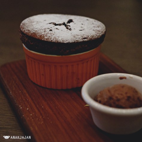 Souffle with Ice Cream IDR 95k - Chocolate