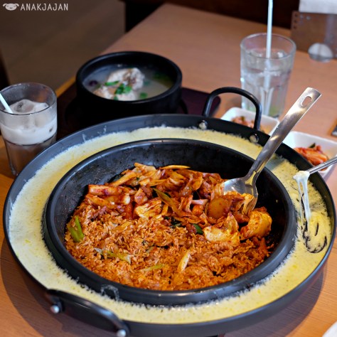 Cheese Chicken Galbi IDR 100k + Fried Rice IDR 13.6k