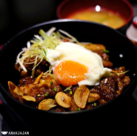 Tontoki Don Set IDR 86k + Onsen Tamago IDR 15k