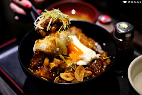 Tontoki Don Set IDR 86k + Onsen Tamago IDR 15k