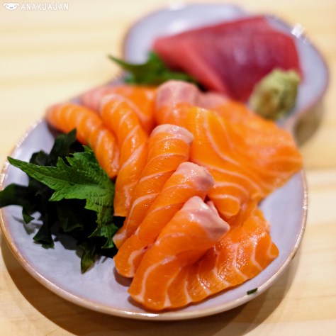 Salmon Belly Sashimi IDR 25k/ 2pcs